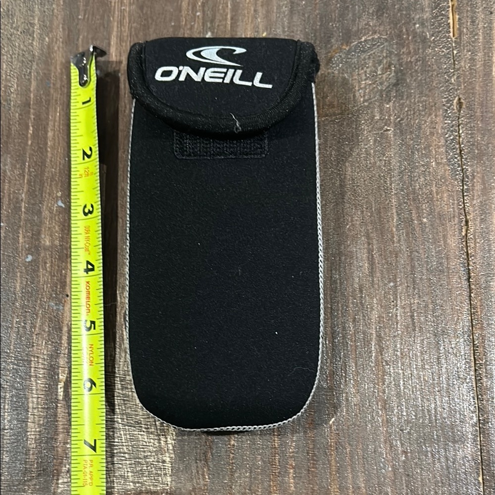 O'Neill Black Neoprene Phone Holster Slim Design